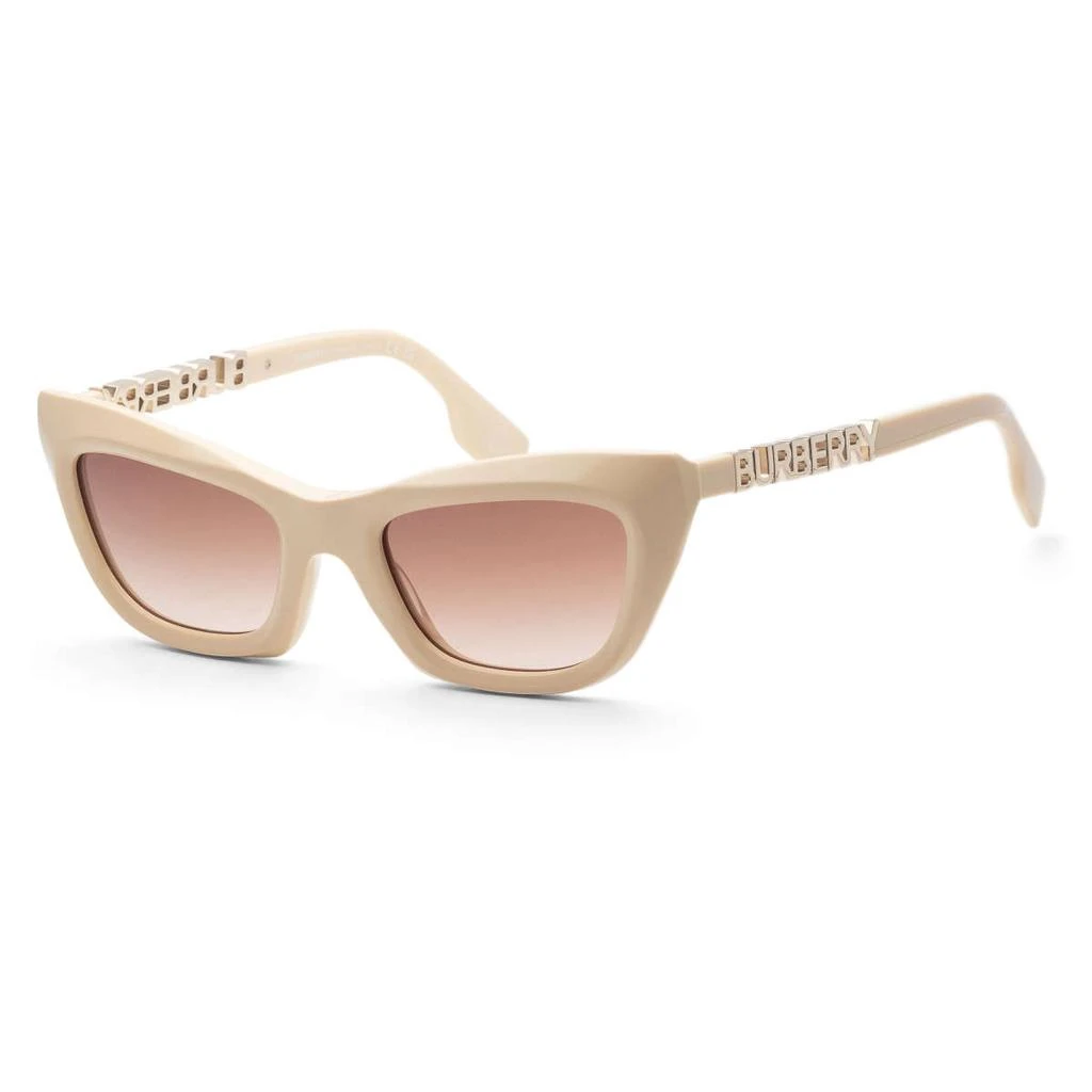 商品Burberry|Burberry Women's Beige Cat-Eye Sunglasses,价格¥838,第1张图片