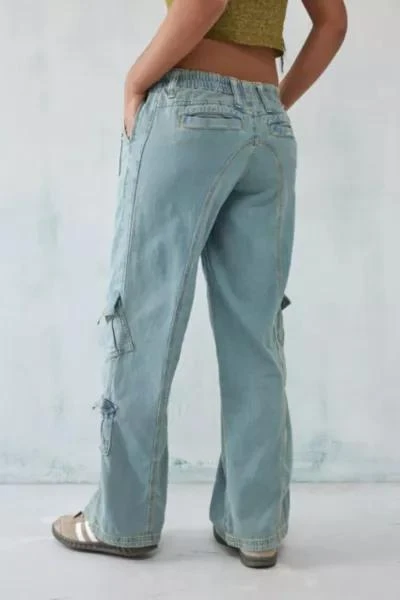 商品BDG|BDG Bleached Denim Y2K Cargo Jean,价格¥598,第3张图片详细描述