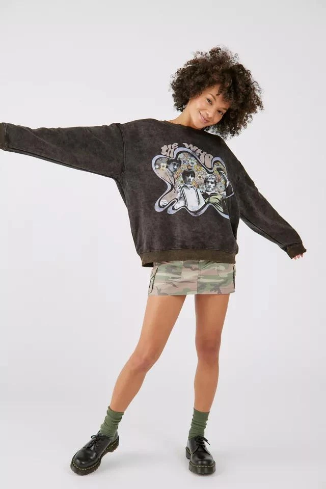 商品Urban Outfitters|The Who Overdyed Pullover Sweatshirt,价格¥312,第2张图片详细描述