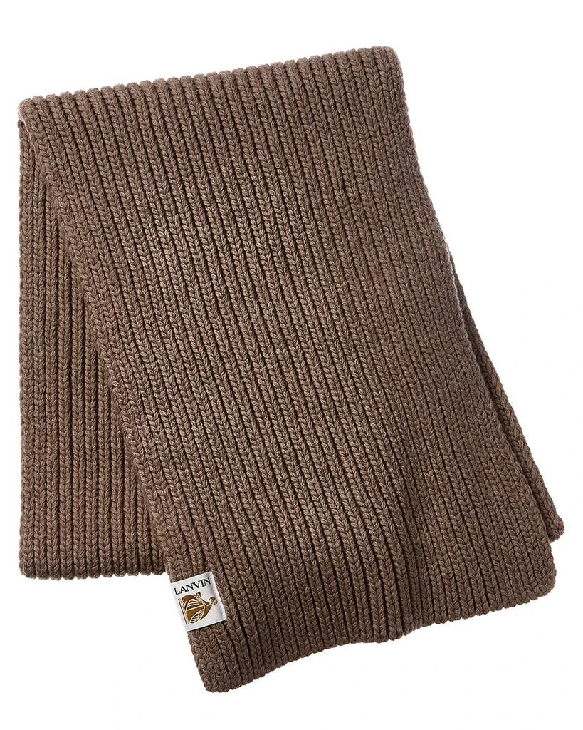 商品Lanvin|LANVIN Chunky Knit Wool Scarf,价格¥1502,第2张图片详细描述