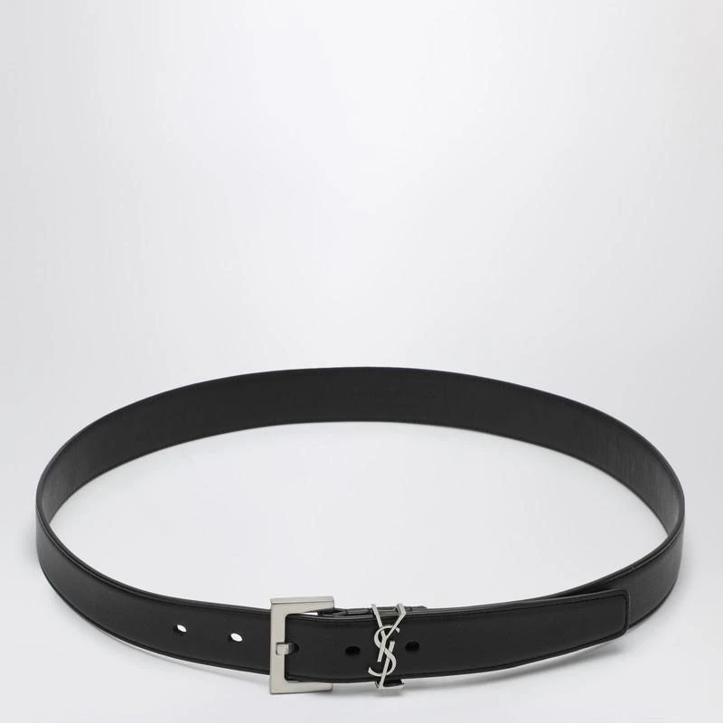 商品Yves Saint Laurent|Saint Laurent Cassandre Smooth Belt,价格¥4223,第1张图片