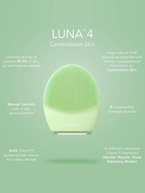 商品Foreo|Luna™ 4 Facial Cleansing & Firming Massage Device For Combination Skin,价格¥2058,第7张图片详细描述