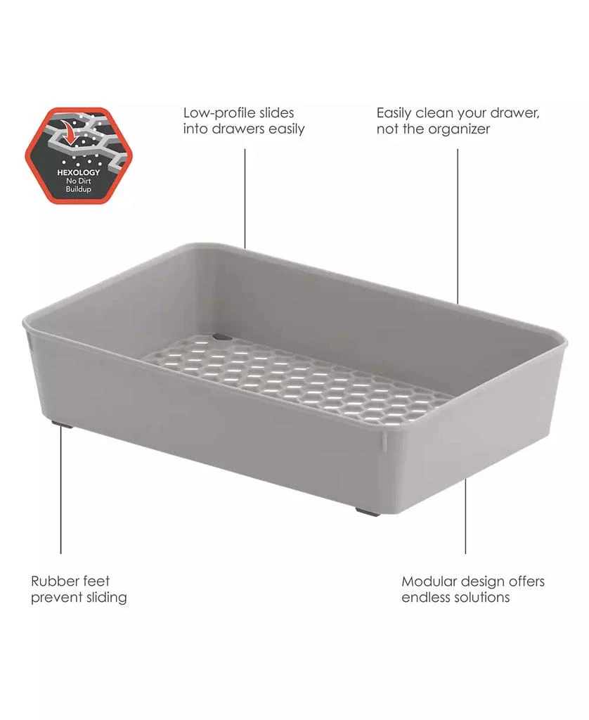 商品Spectrum|Diversified Hexa 6" x 9" x 2" In-Drawer Organizer,价格¥68,第3张图片详细描述