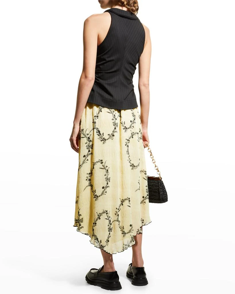 商品Ganni|Recycled Floral Pleated Midi Skirt,价格¥411,第4张图片详细描述