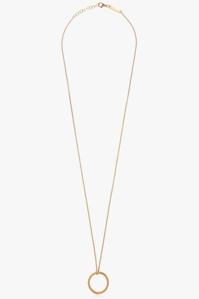 商品MAISON MARGIELA|Maison Margiela Ring-Pendant Detailed Necklace,价格¥2069,第1张图片