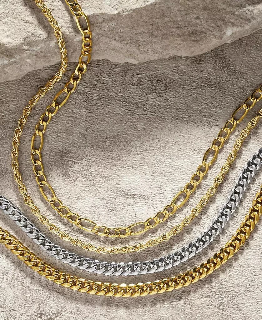 22" Figaro Link Necklace (5-3/4mm) in 14k Gold 商品