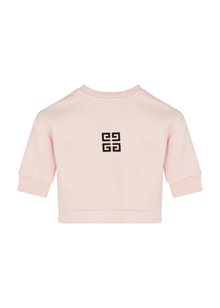 商品Givenchy|KIDS Pink logo ruffled jersey sweatshirt (6-18 months),价格¥665,第2张图片详细描述