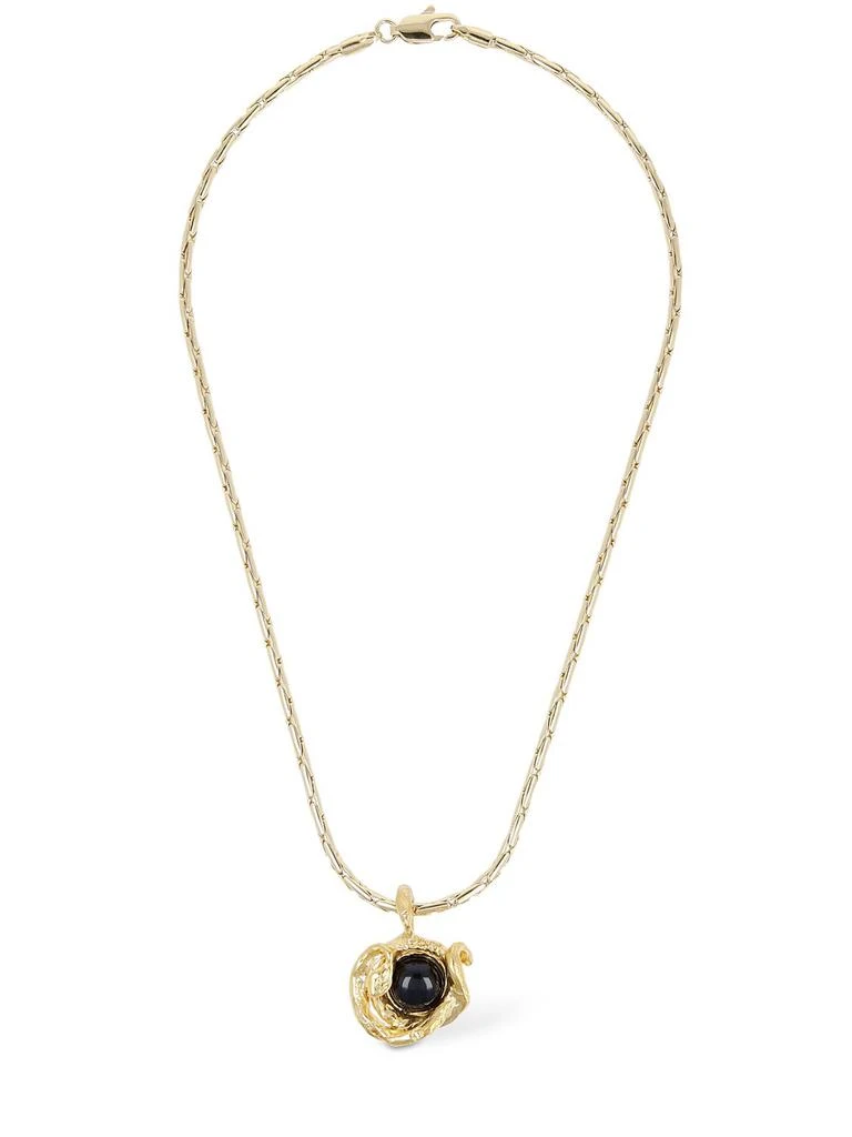 商品Alighieri|Onyx Charm Necklace,价格¥3098,第1张图片