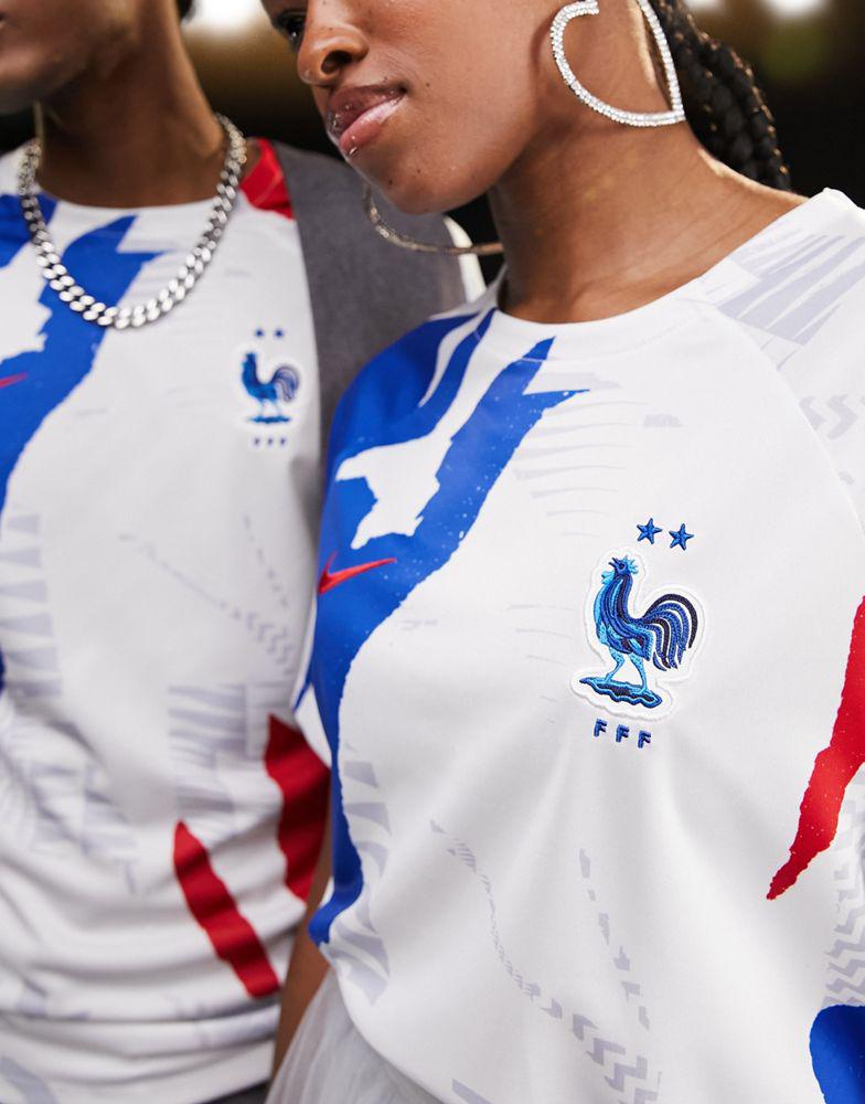 Nike Football World Cup 2022 France unisex premium t-shirt in white商品第2张图片规格展示
