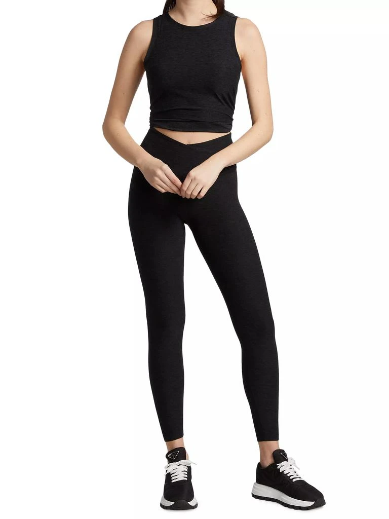 商品Beyond yoga|At Your Leisure High-Waisted Cropped Leggings,价格¥750,第2张图片详细描述