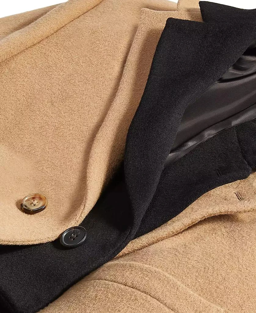 商品Michael Kors|Men's Classic-Fit Solid Wool Blend Overcoats,价格¥1695,第5张图片详细描述