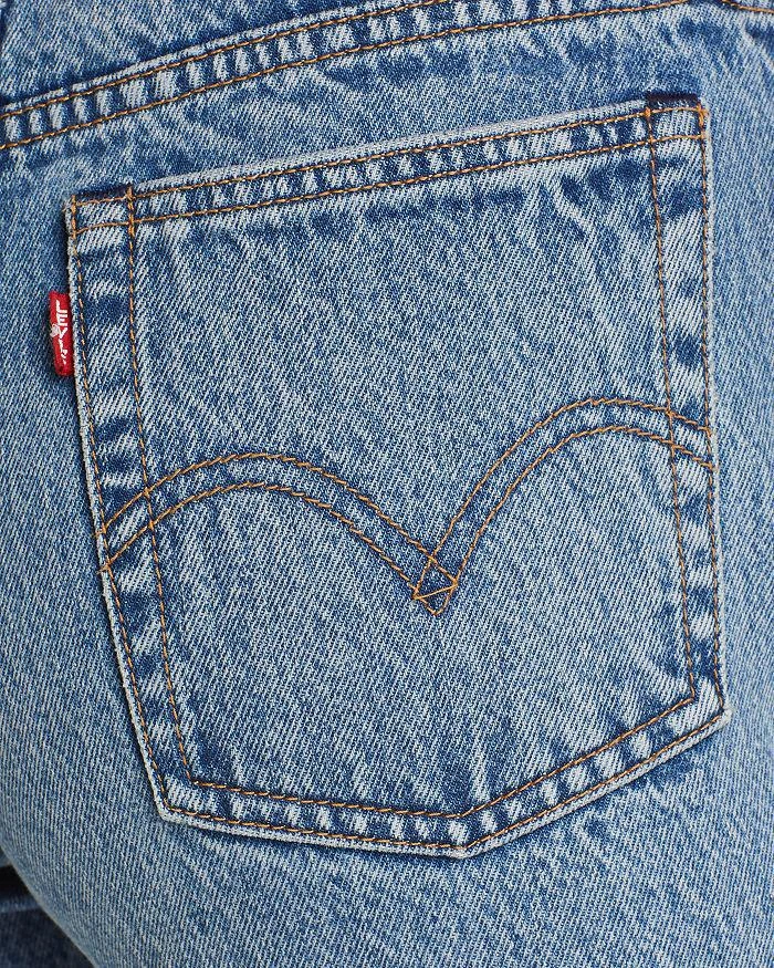 Wedgie Icon High Rise Fray Hem Straight Leg Ankle Jeans in Shut Up 商品