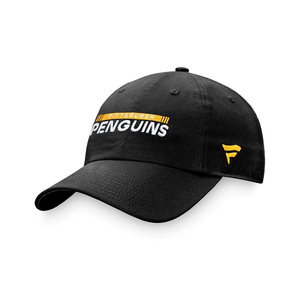 Men's Branded Black Pittsburgh Penguins Authentic Pro Rink Adjustable Hat商品第3张图片规格展示