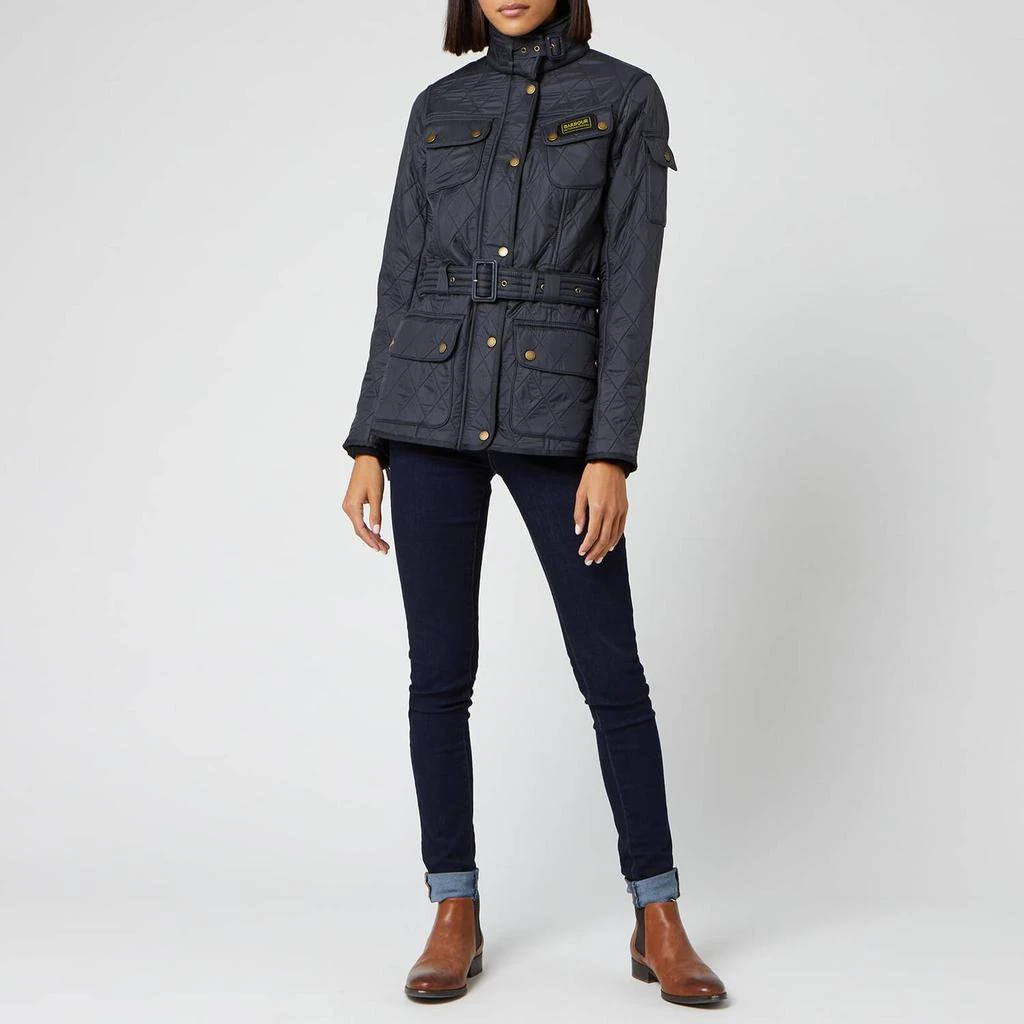 商品Barbour|Barbour International Women's Polarquilt Jacket - Navy,价格¥1685,第3张图片详细描述