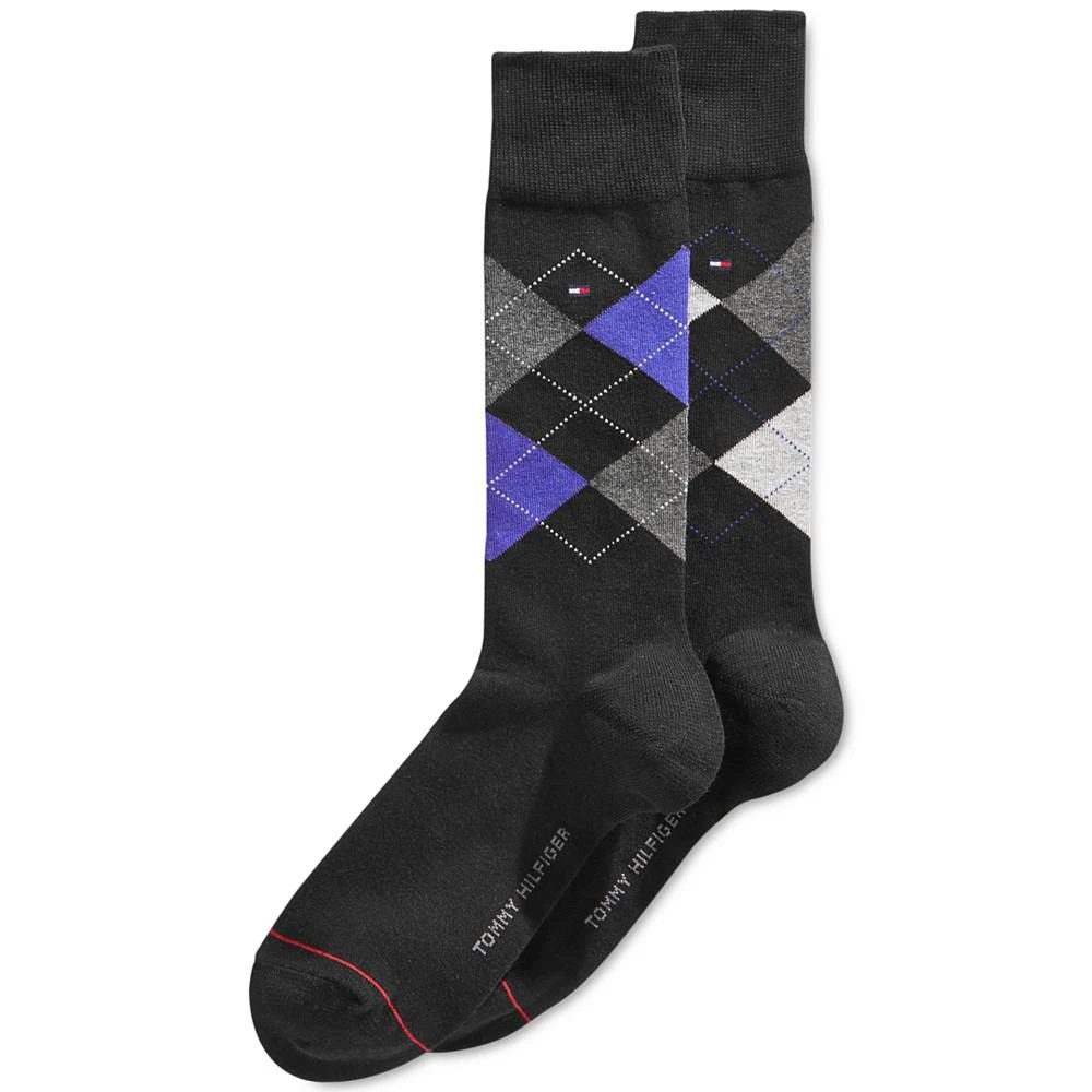 商品Tommy Hilfiger|Men's 2-Pk. Argyle Logo Dress Socks,价格¥135,第1张图片