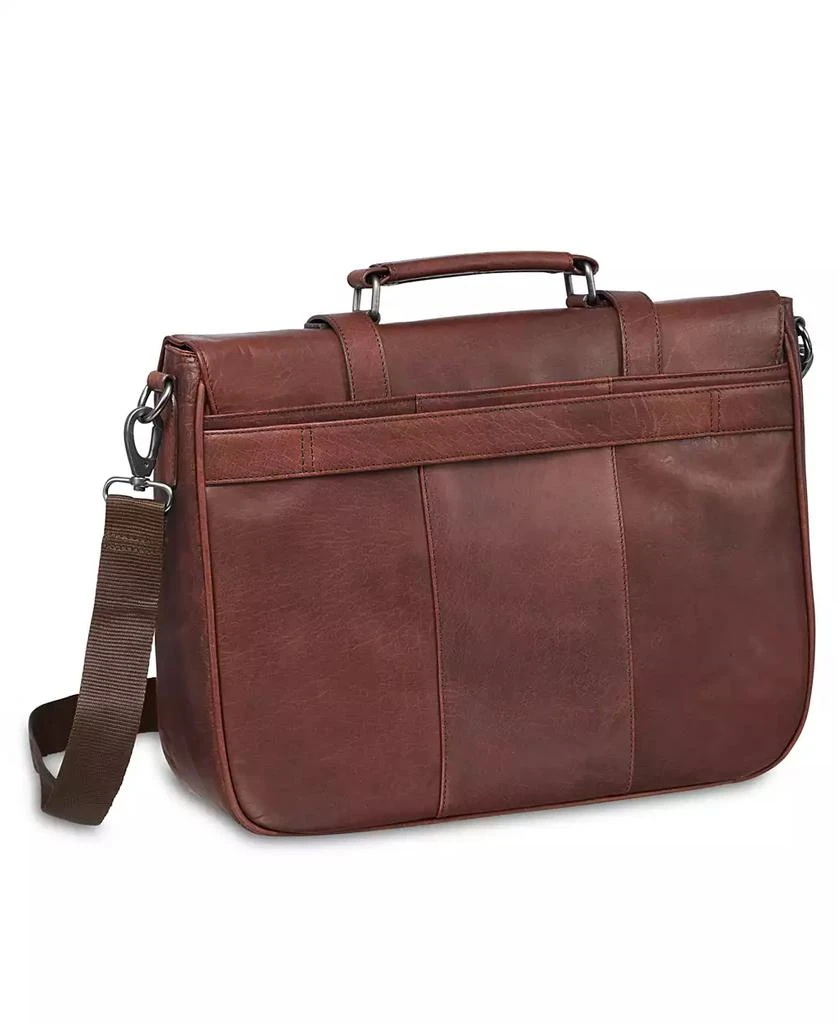 商品Mancini Leather Goods|Buffalo Collection Single Compartment Laptop Briefcase,价格¥1945,第3张图片详细描述