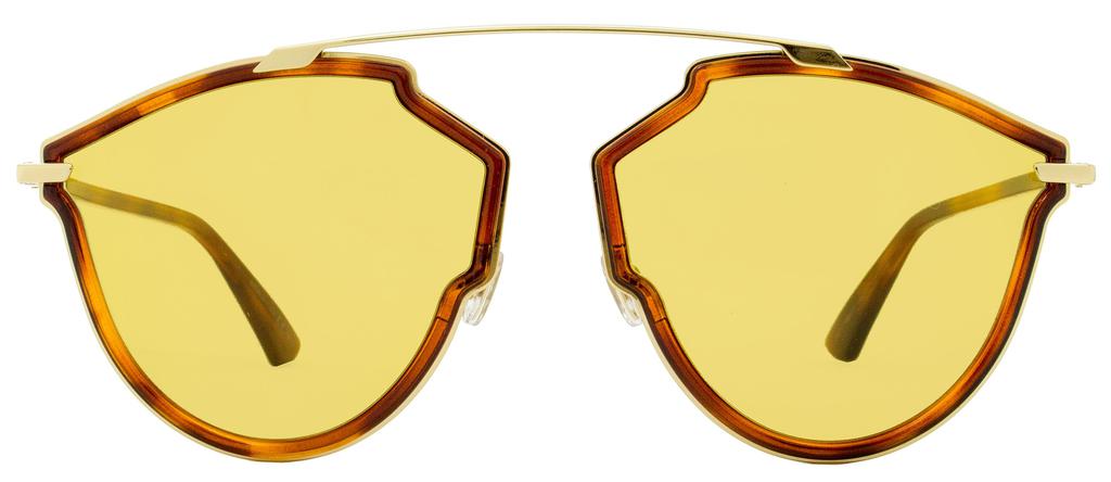 Dior Women's Butterfly Sunglasses SoRealRise 06J70 Gold/Havana 58mm商品第2张图片规格展示