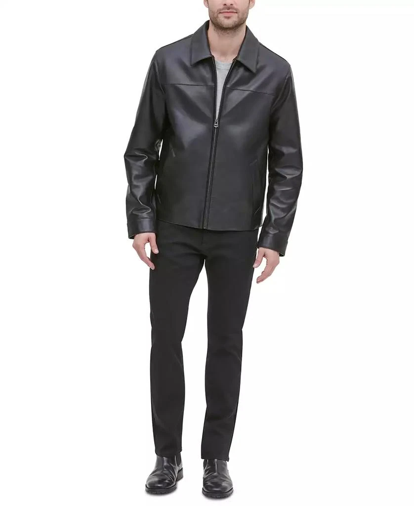 商品Cole Haan|Men's Leather Jacket, Created for Macy's,价格¥1802,第2张图片详细描述