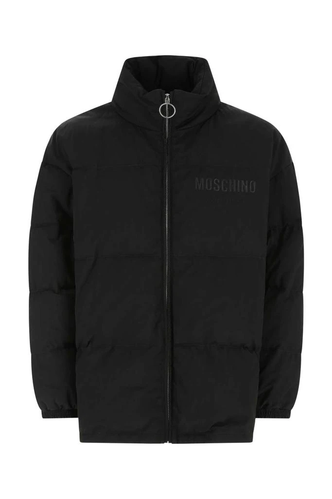 商品Moschino|Black Nylon Padded Jacket,价格¥5403,第1张图片