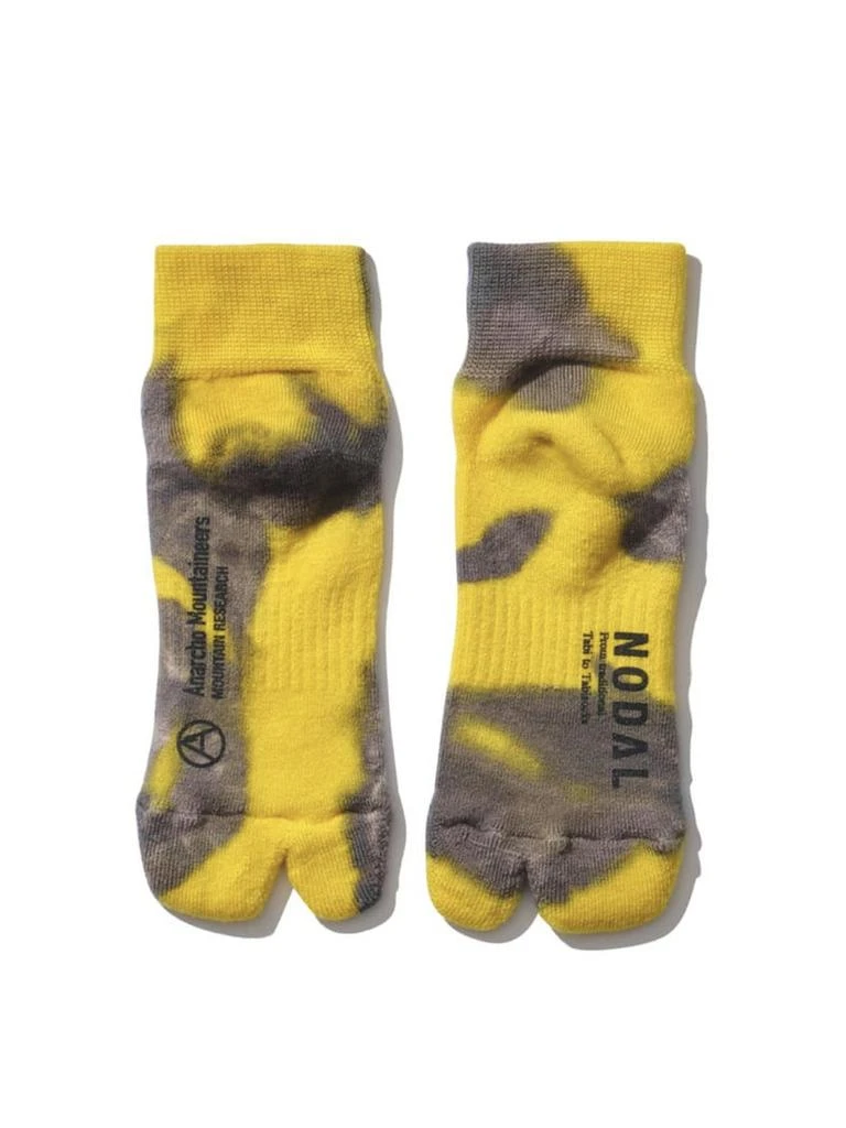 商品Mountain Research|Tie Dye Tabi Socks Yellow,价格¥345,第2张图片详细描述