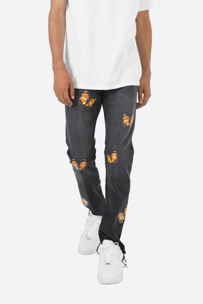 商品MNML|D223 Butterfly Straight Denim - Black,价格¥257,第2张图片详细描述