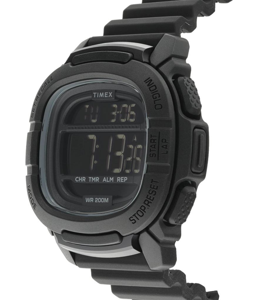 47 mm Command 47 Black Case Digital Dial Black Silicone Strap商品第2张图片规格展示