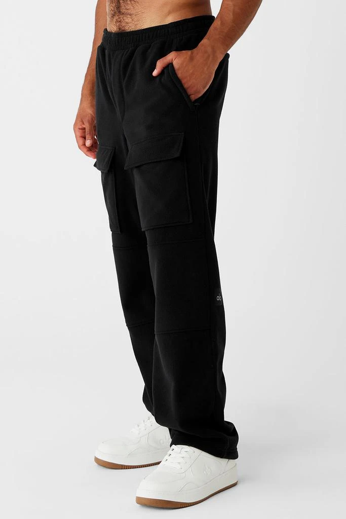 商品Alo|Polar Fleece Ridge Cargo Pants - Black,价格¥996,第3张图片详细描述