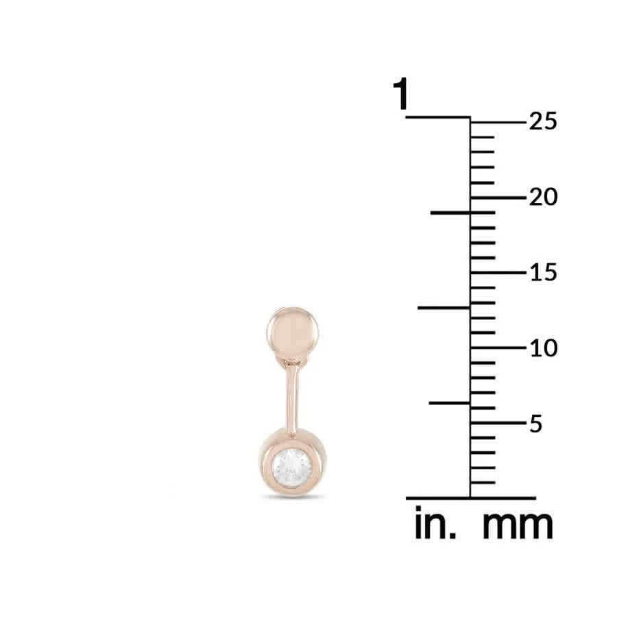 商品LB Exclusive|14K Rose Gold 0.16 ct Diamond Earrings,价格¥2488,第3张图片详细描述