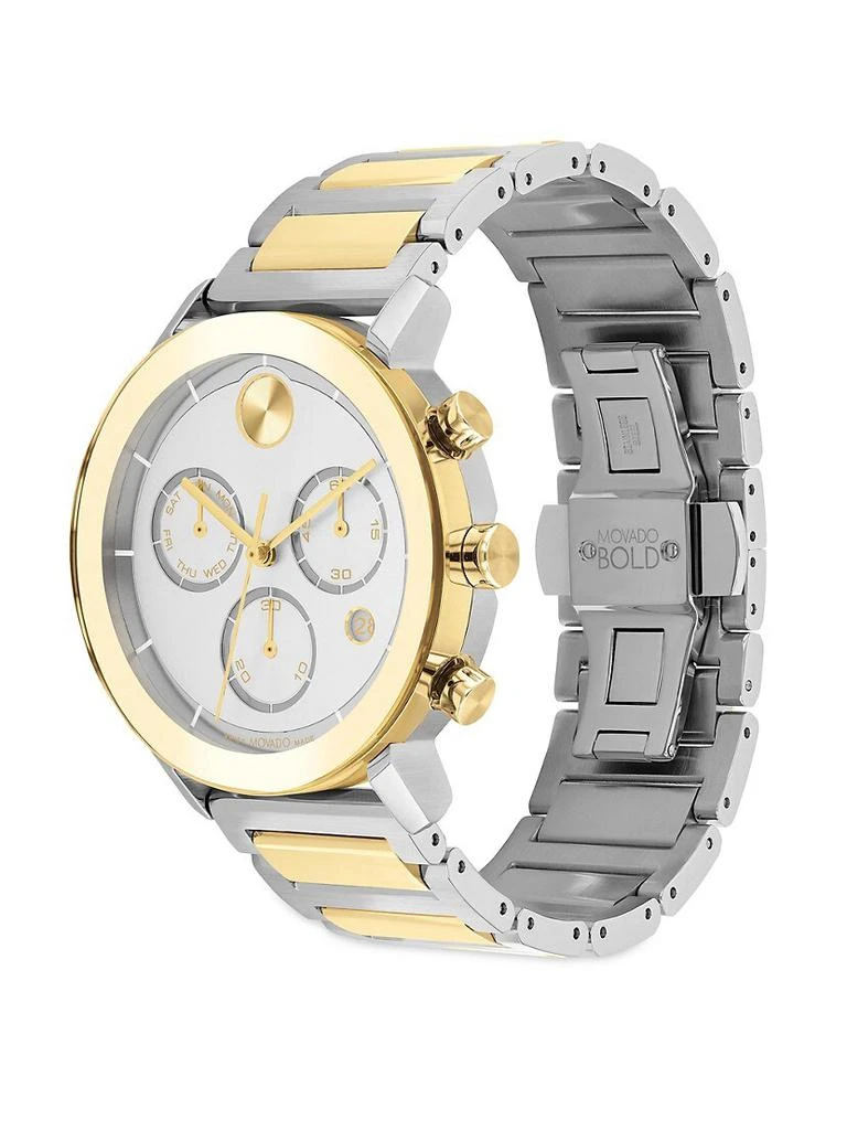 商品Movado|Bold Evolution Stainless Steel Bracelet Watch,价格¥7454,第2张图片详细描述