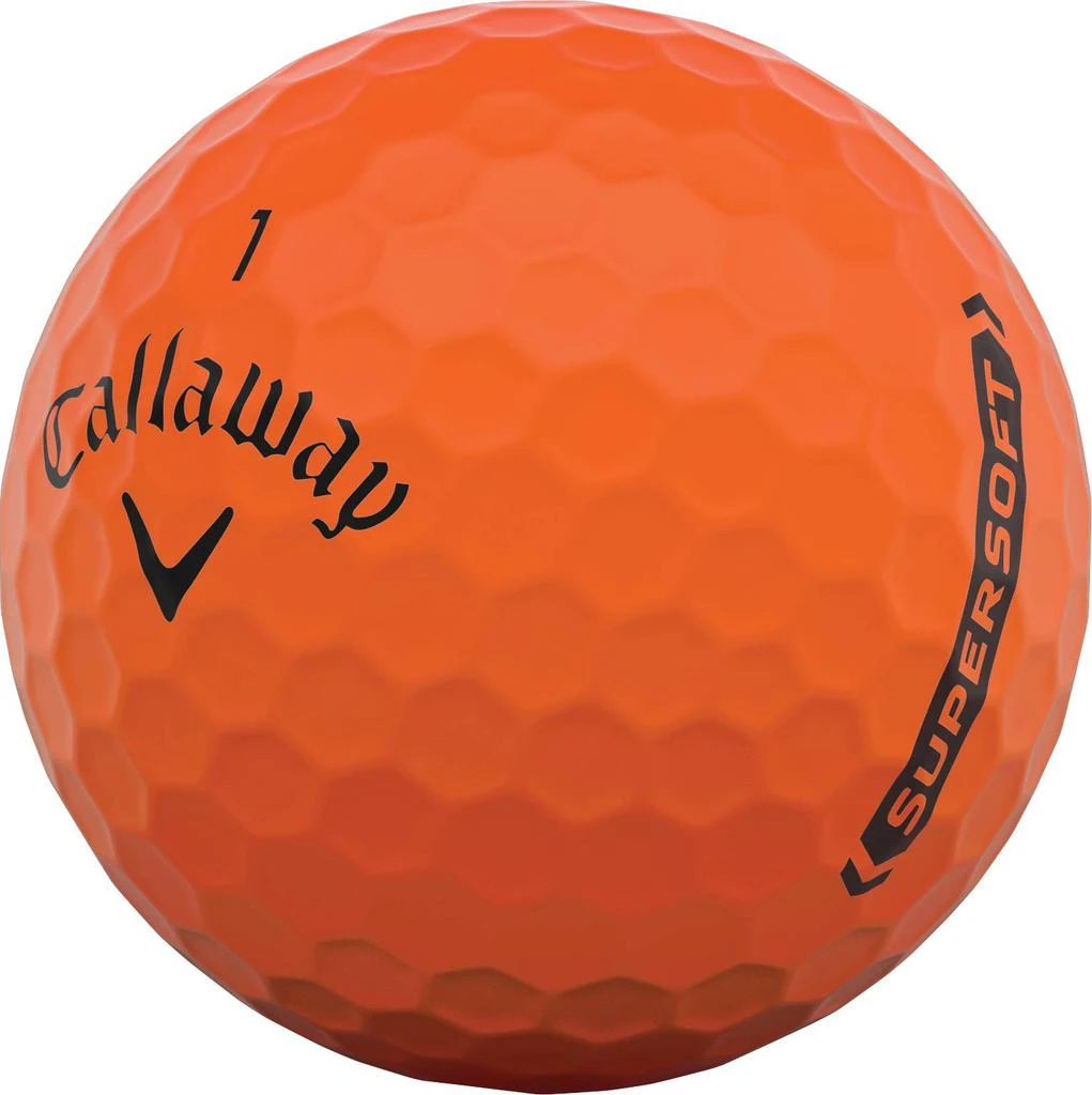 商品Callaway|Callaway 2021 Supersoft Matte Orange Golf Balls,价格¥206,第4张图片详细描述