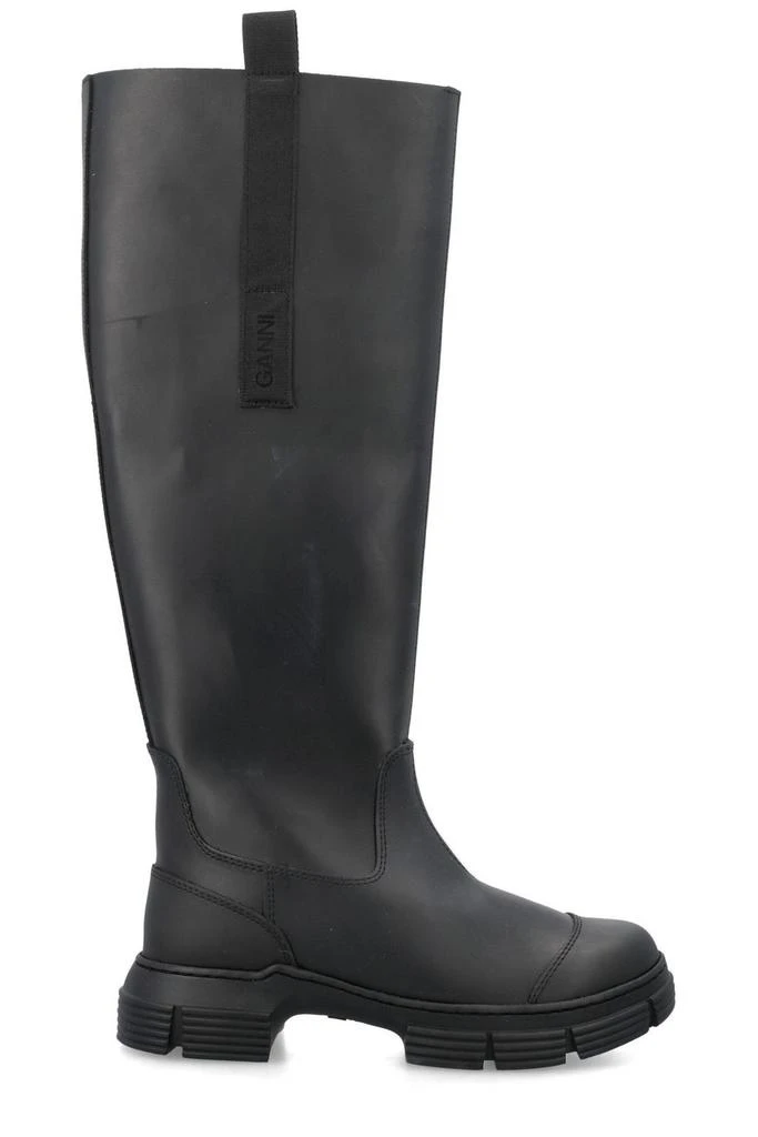 商品Ganni|Ganni Country Knee-High Slip-On Boots,价格¥1605,第1张图片
