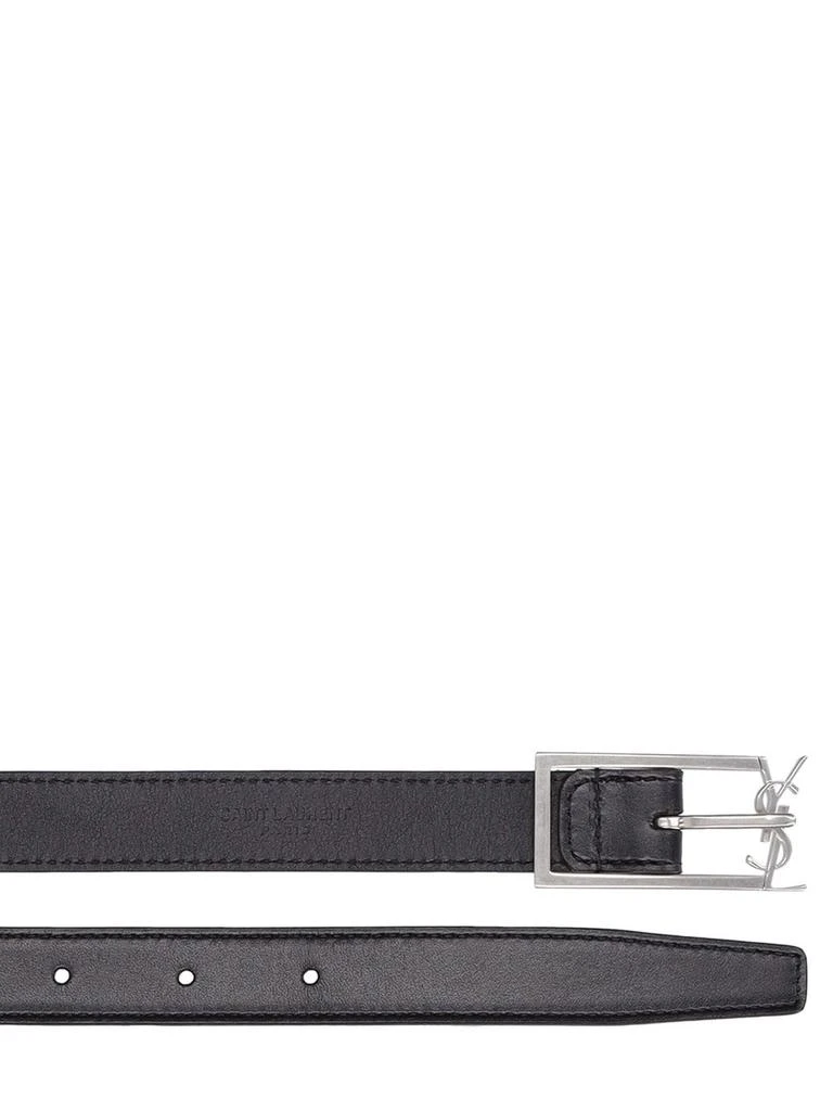 商品Yves Saint Laurent|2cm Ysl Buckle Leather Belt,价格¥3375,第2张图片详细描述