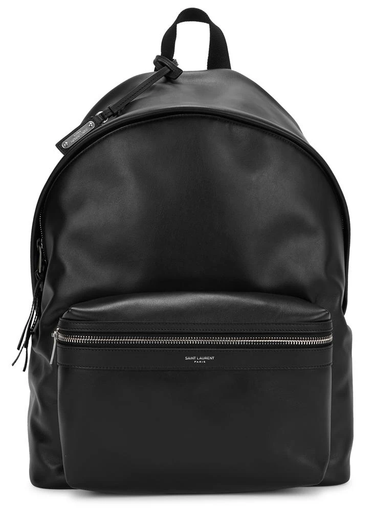 商品Yves Saint Laurent|City black leather backpack,价格¥9341,第1张图片