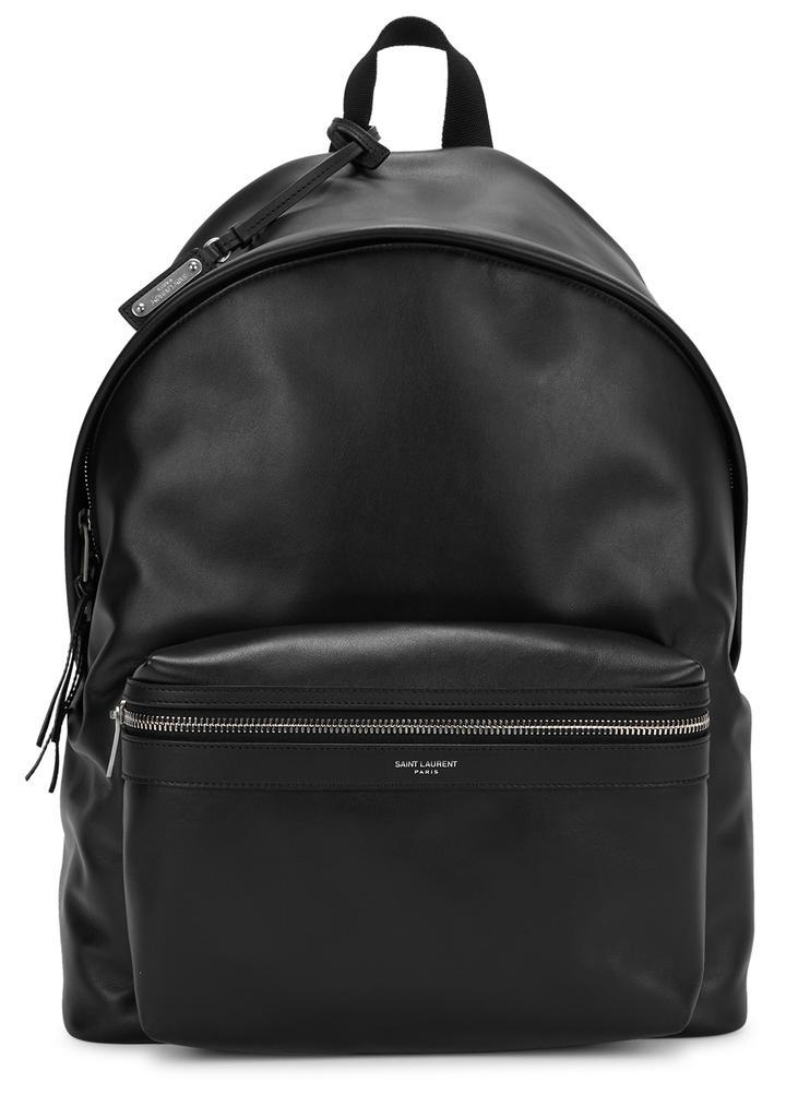 商品Yves Saint Laurent|City black leather backpack,价格¥7819,第1张图片