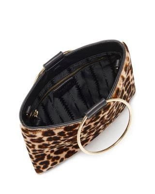 商品THACKER|Le Pouch 中号豹纹手提斜挎包,价格¥618,第3张图片详细描述