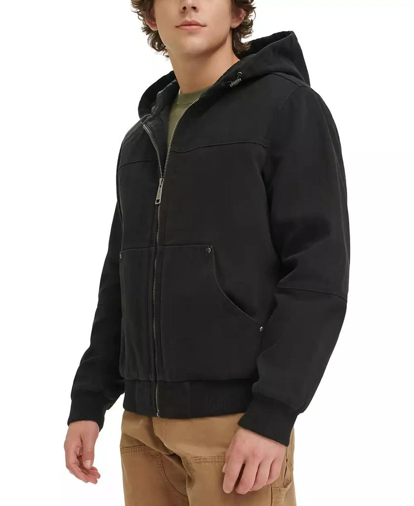 商品Levi's|Men's Workwear Hoodie Bomber Jacket with Quilted Lining,价格¥1855,第4张图片详细描述