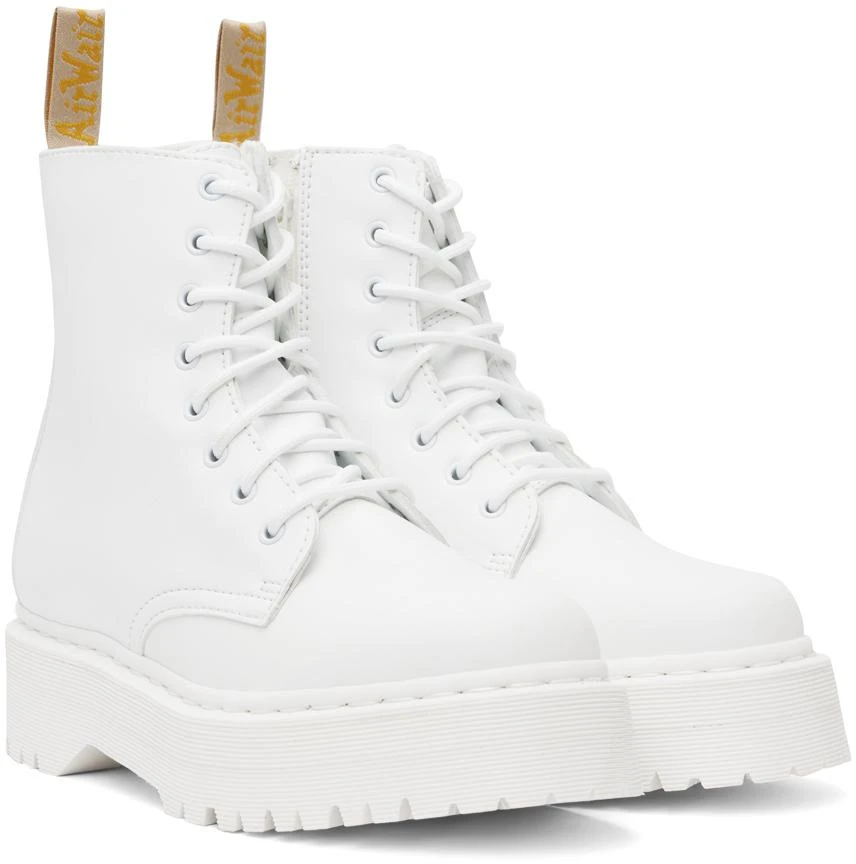 商品Dr. Martens|White Jadon II Platform Boots,价格¥1096,第4张图片详细描述