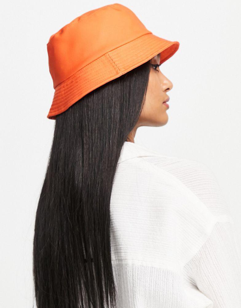 商品Topshop|Topshop bucket hat in orange,价格¥62,第4张图片详细描述