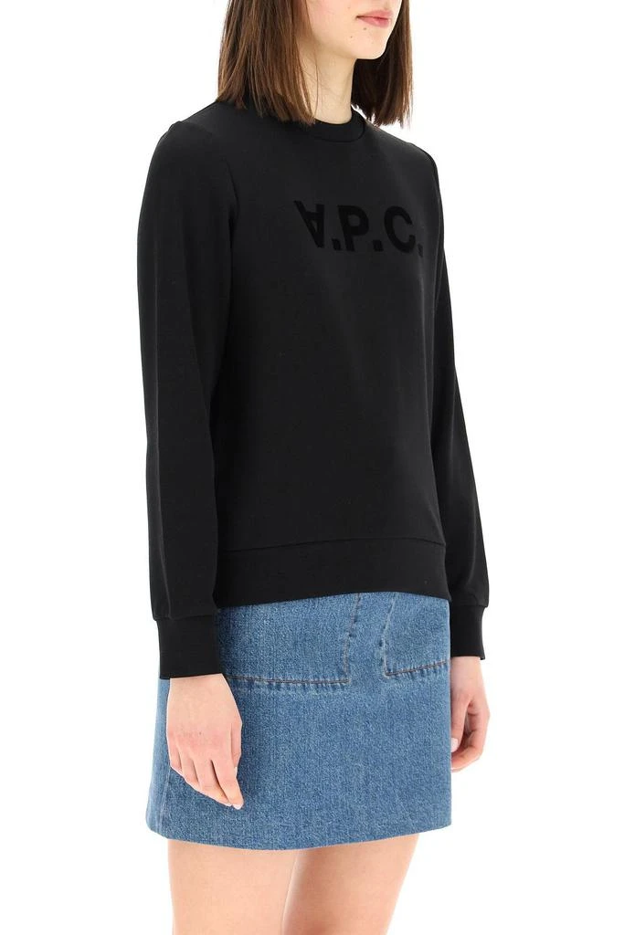 商品A.P.C.|V.P.C. FLOCK LOGO SWEATSHIRT,价格¥508,第3张图片详细描述