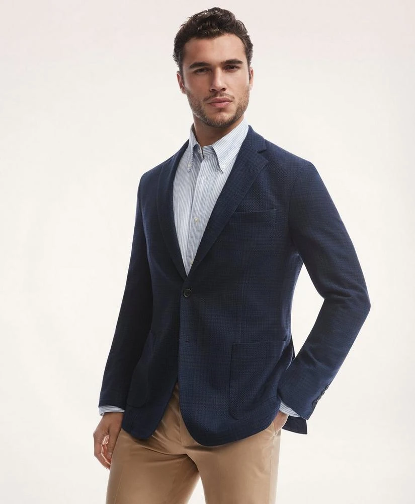 商品Brooks Brothers|Regent Regular-Fit Unconstructed Check Sport Coat,价格¥2036,第1张图片