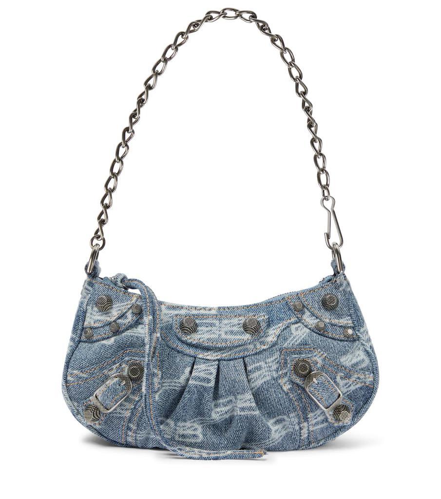 商品Balenciaga|Le Cagole Mini denim shoulder bag,价格¥8769,第1张图片