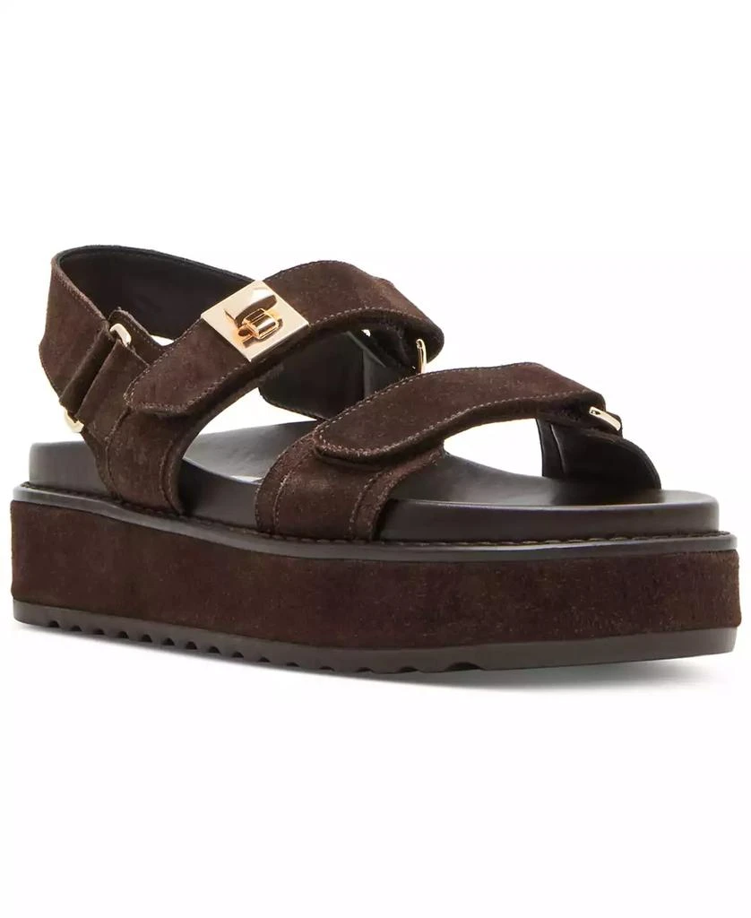 商品Steve Madden|Women's Bigmona Platform Footbed Sandals,价格¥376,第1张图片