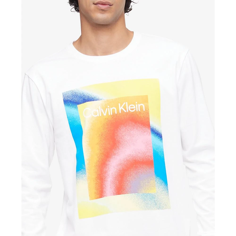 商品Calvin Klein|Men's Pride Edit Printed Sweatshirt,价格¥63,第3张图片详细描述