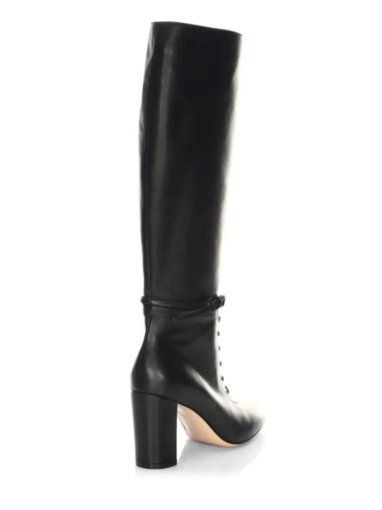 商品Gianvito Rossi|Lace-Up Leather Knee-High Boots,价格¥6281,第2张图片详细描述