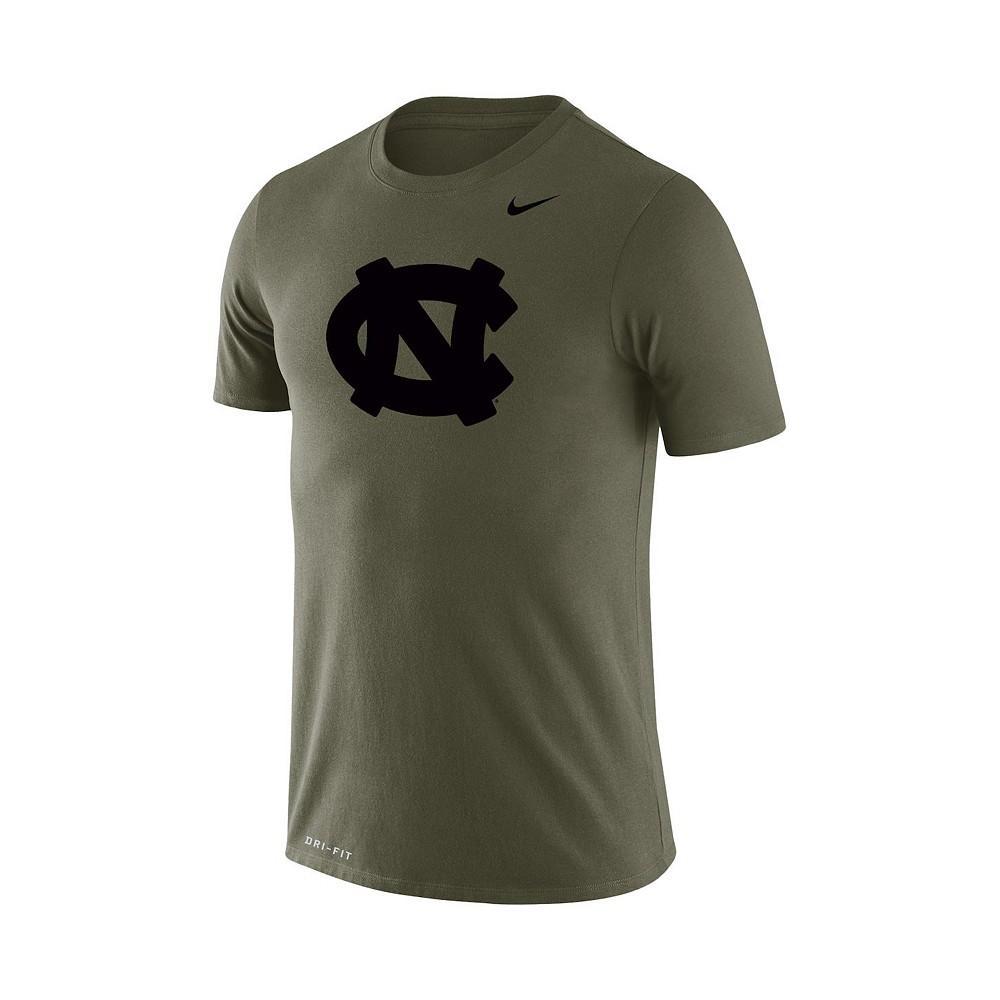 商品NIKE|Men's Olive North Carolina Tar Heels Tonal Logo Legend Performance T-shirt,价格¥179,第5张图片详细描述