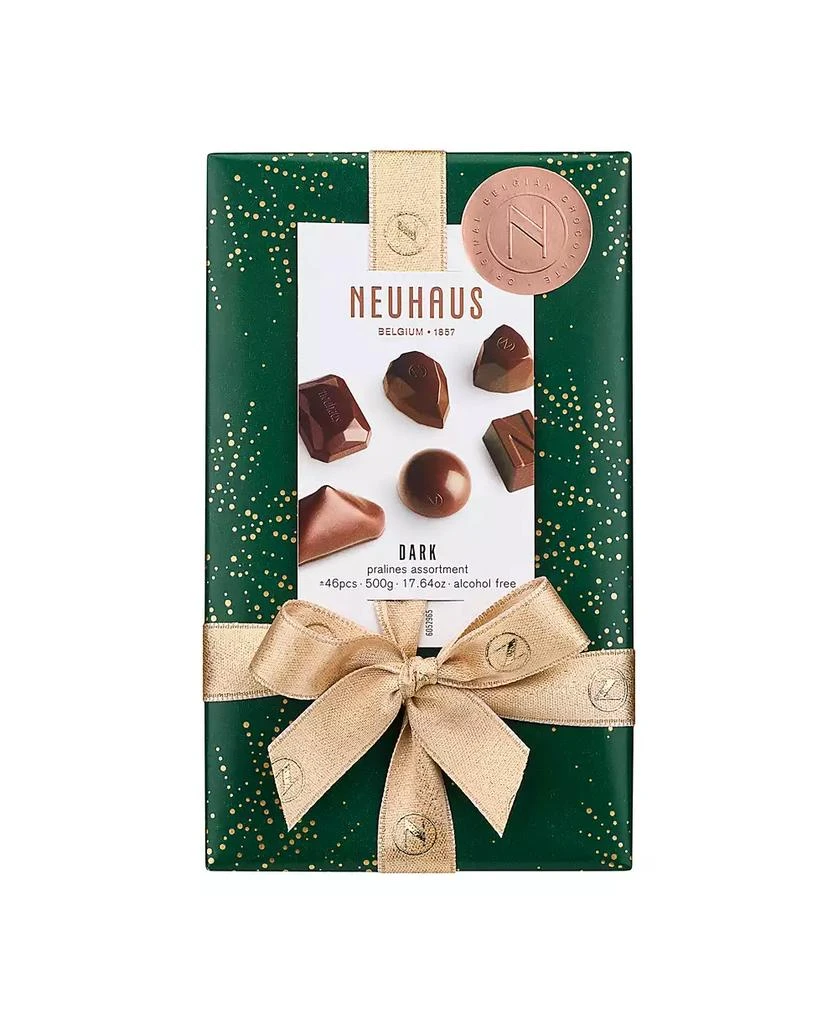 商品Neuhaus|Holiday Ballotin All Dark Chocolate Gift Box, 0.5 lbs,价格¥336,第1张图片