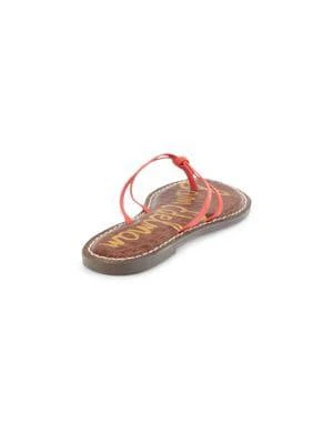 商品Sam Edelman|Gerianne Leather Flip Flops,价格¥136,第3张图片详细描述