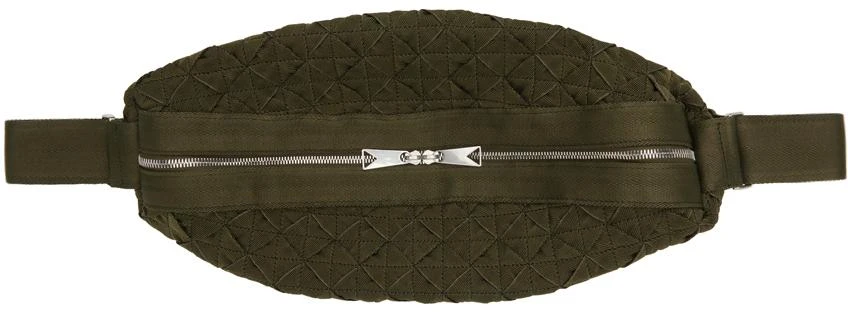商品Bottega Veneta|军绿色 Intrecciato 腰包,价格¥19098,第1张图片