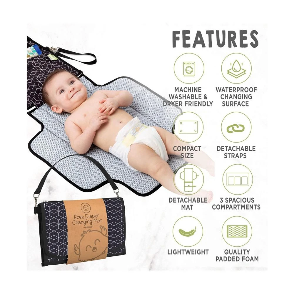 商品KeaBabies|Baby Boys and Girls Ezee Diaper Changing Mat,价格¥179,第4张图片详细描述