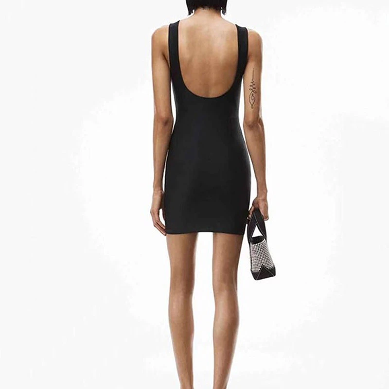 ALEXANDER WANG 黑色女士连衣裙 4CC3216132-001 商品